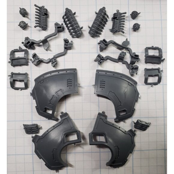 Games Workshop Other - 30K Space Marine Bits Saturnine Dreadnought Shield Generator Pauldrons B36